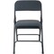 Flash Furniture Advantage Black Padded Metal Folding Chair, Black 1" Fabric Seat DPI903F-BLKBLK - alternate 4